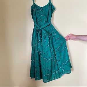Urban Outfitters Cooperative Green Seagull Dress